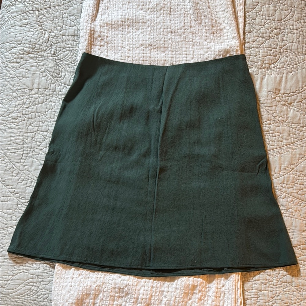 Madewell Green Mini Skirt, Sz 4